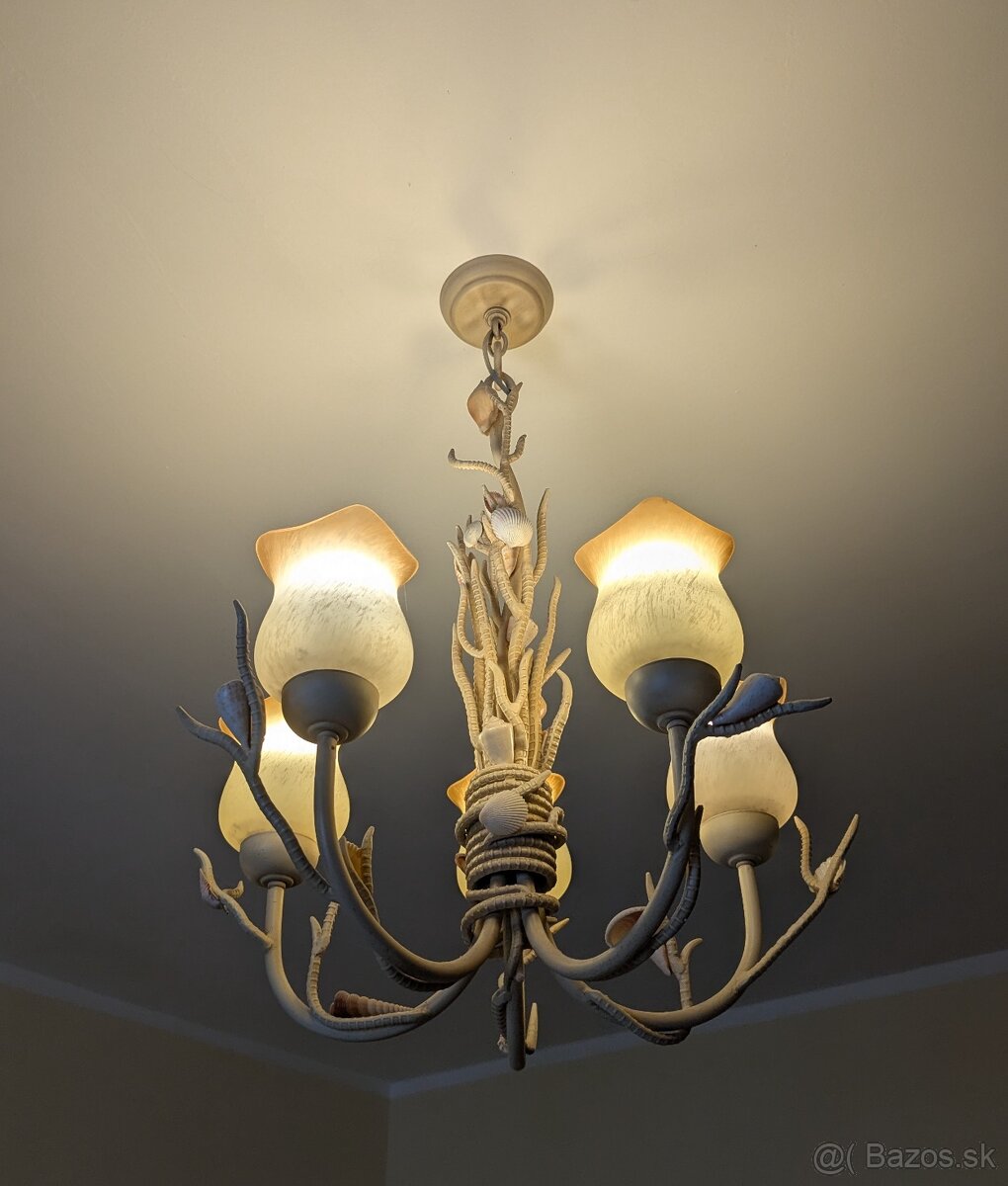 Stropná lampa- luster v stredomorskom štýle