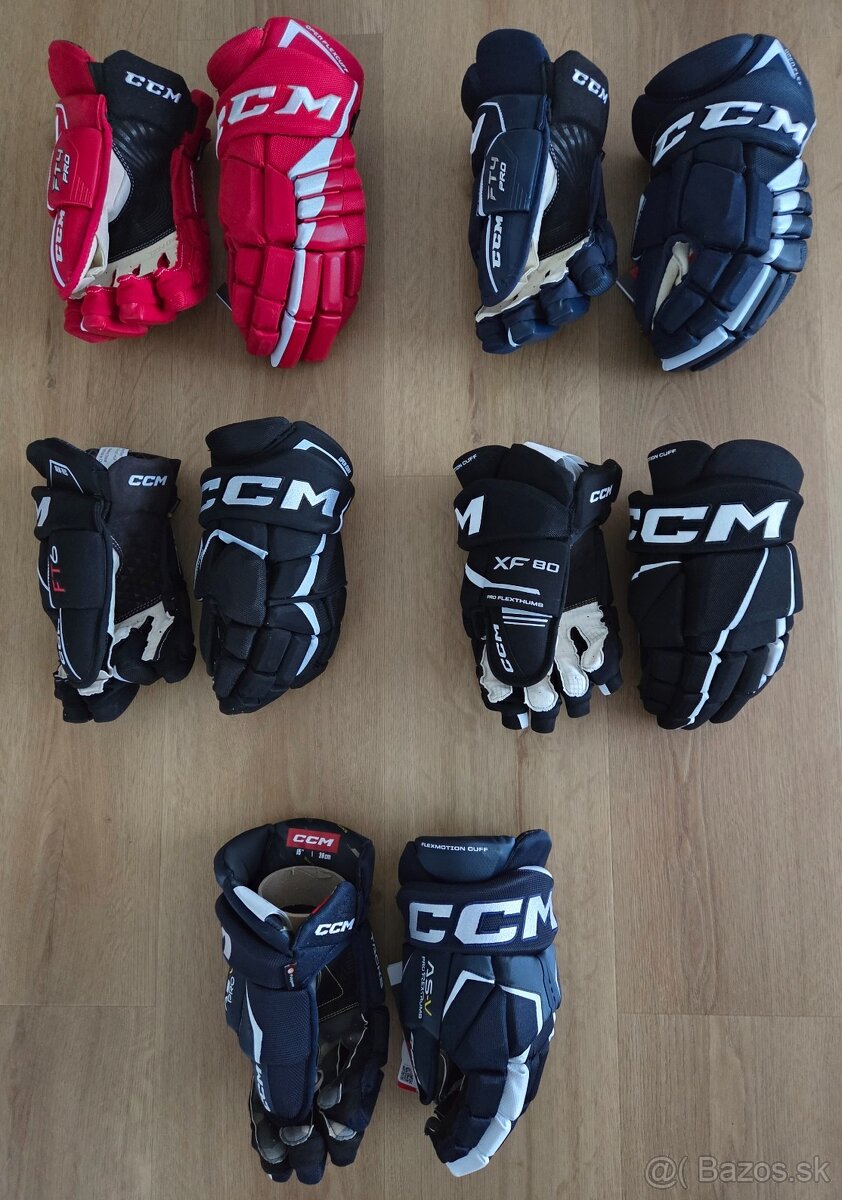 Hokejové rukavice CCM Jetspeed, Tacks senior