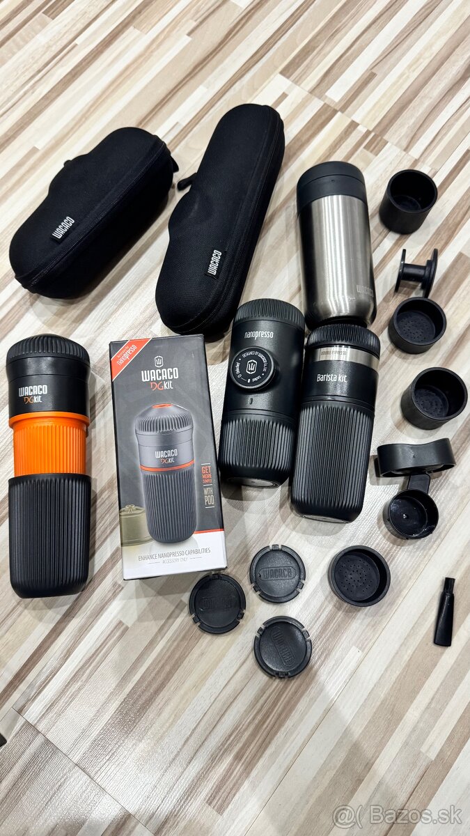 Wacaco nanopresso,barista kit,dolce gusto kit,+2 puzdra atd.