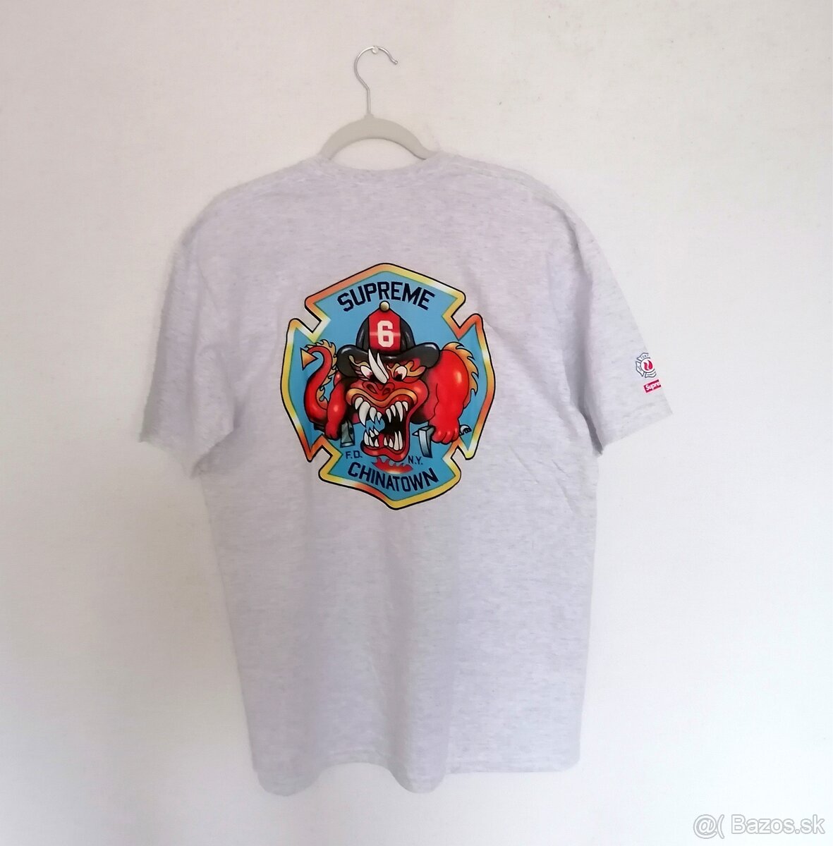 Supreme Grey Engine Tee