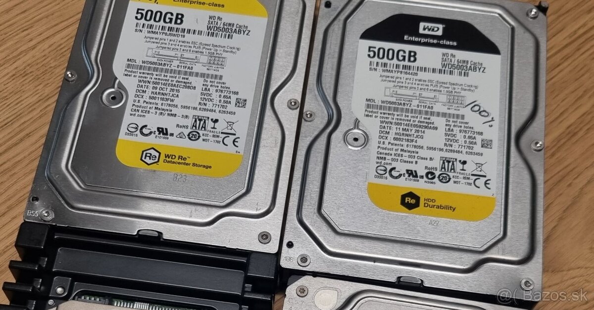 Predam 3.5 disky WD black Enterprise class 2TB alebo 5TB