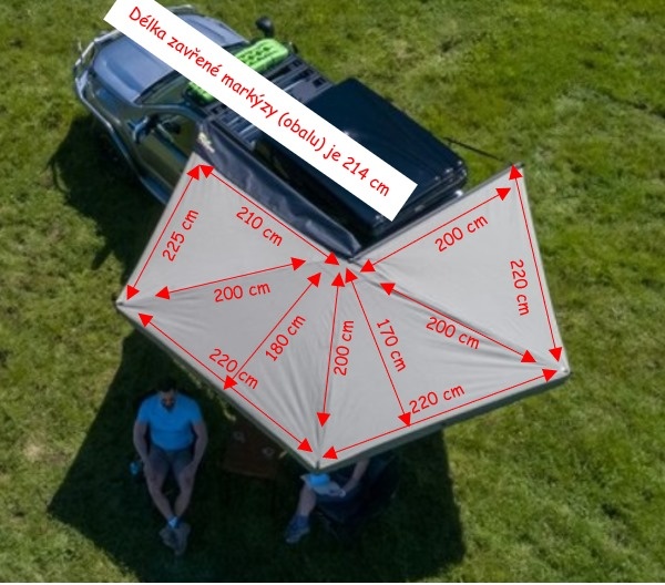 Markíza DELTAVING 270 ° XT-71 IRONMAN4x4