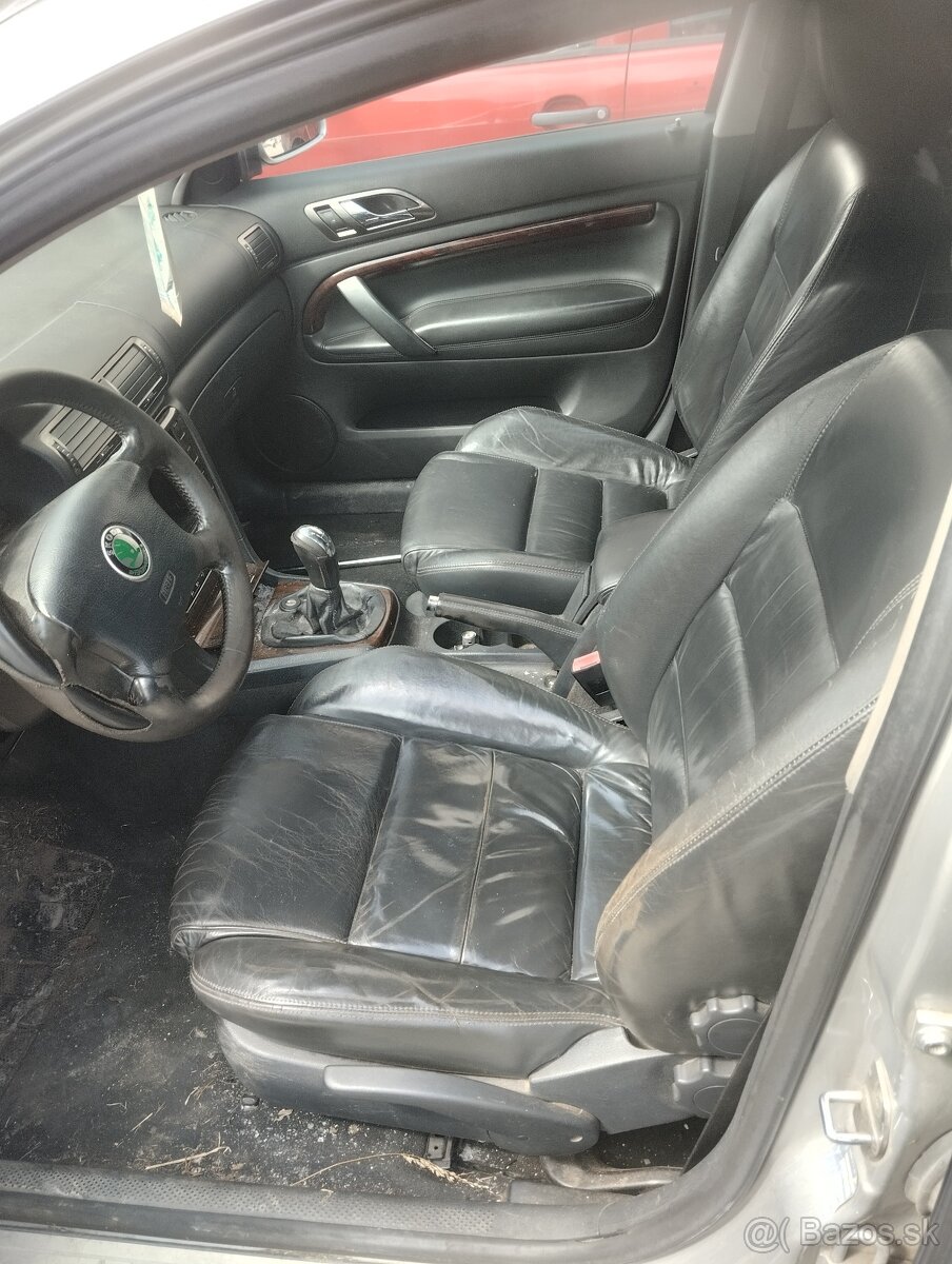 Kožene sedačky Škoda Superb 1 ,Audi