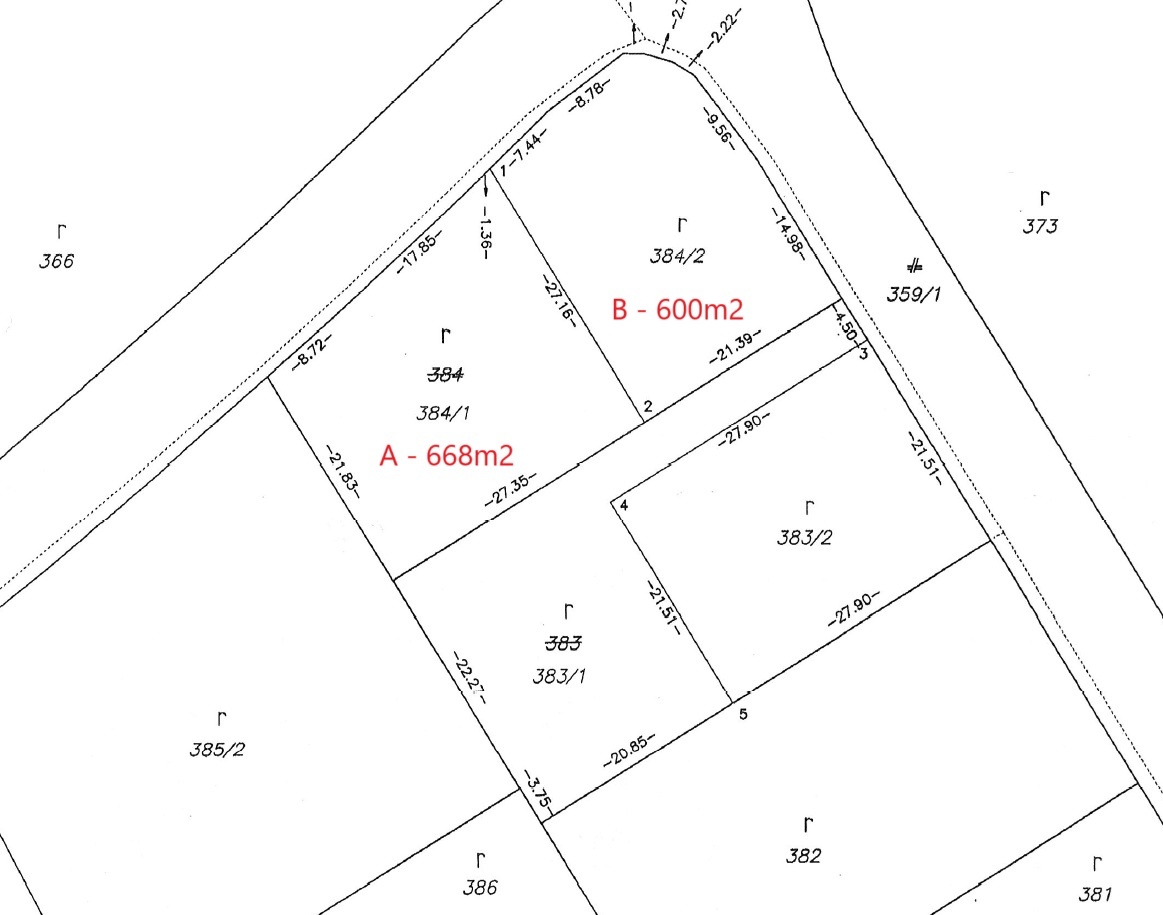 NA PREDAJ STAVEBNÉ POZEMKY 600-668 m2 NOVÁ POLHORA - PREŠOV