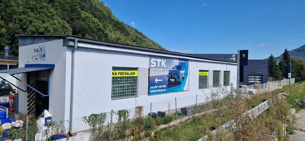 Prenájom - obchodné priestory Považská Bystrica