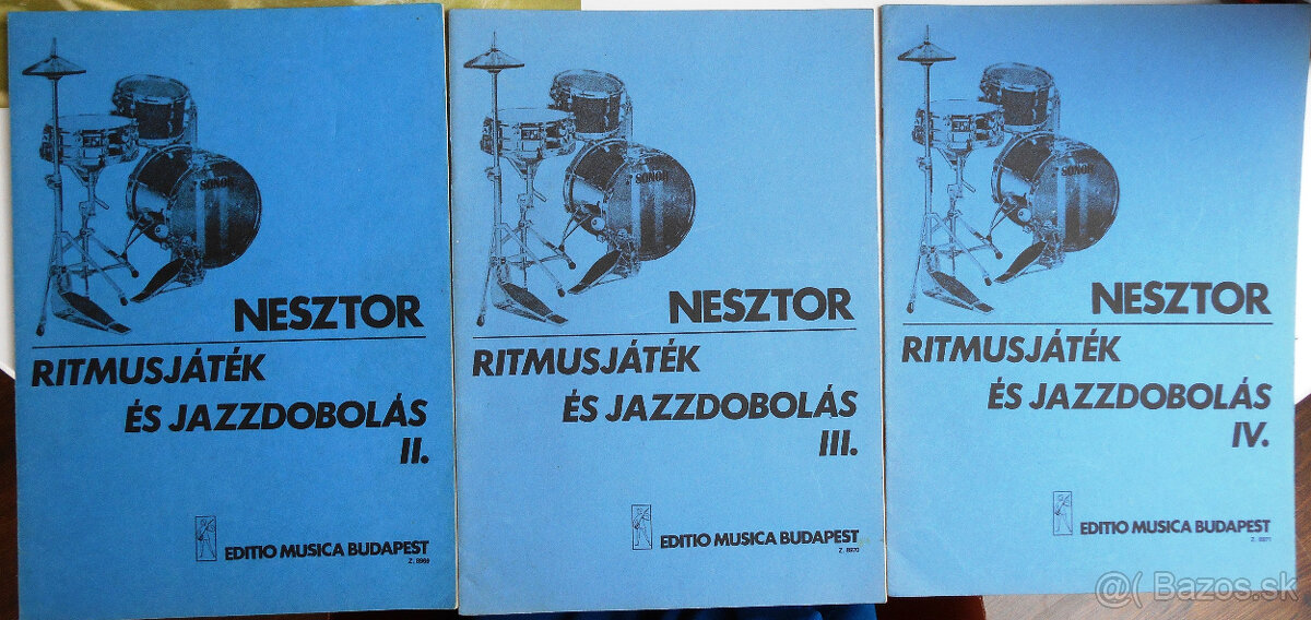 jazzové noty na bicie