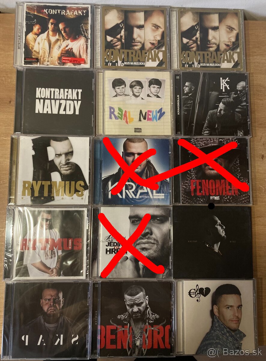 Kontrafakt, Rytmus, Ego - Cds (Podpisane)
