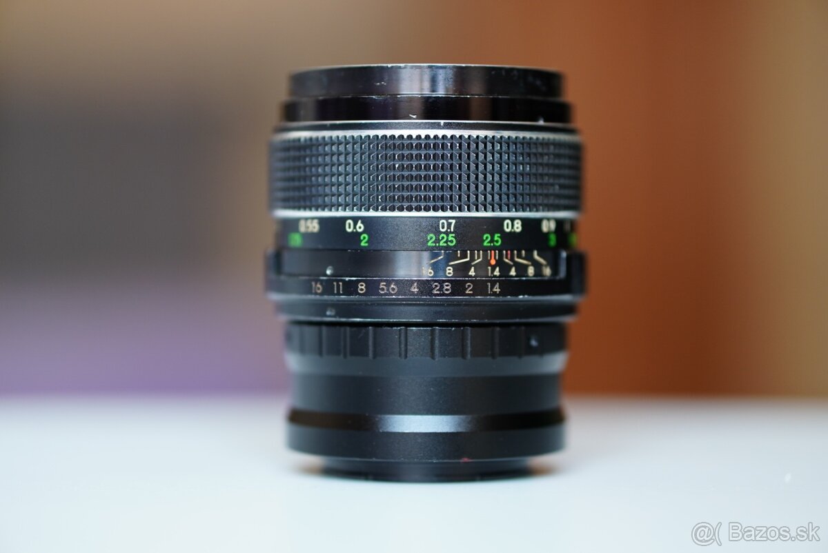 Porst Color Reflex Auto 55mm F1.4 M42