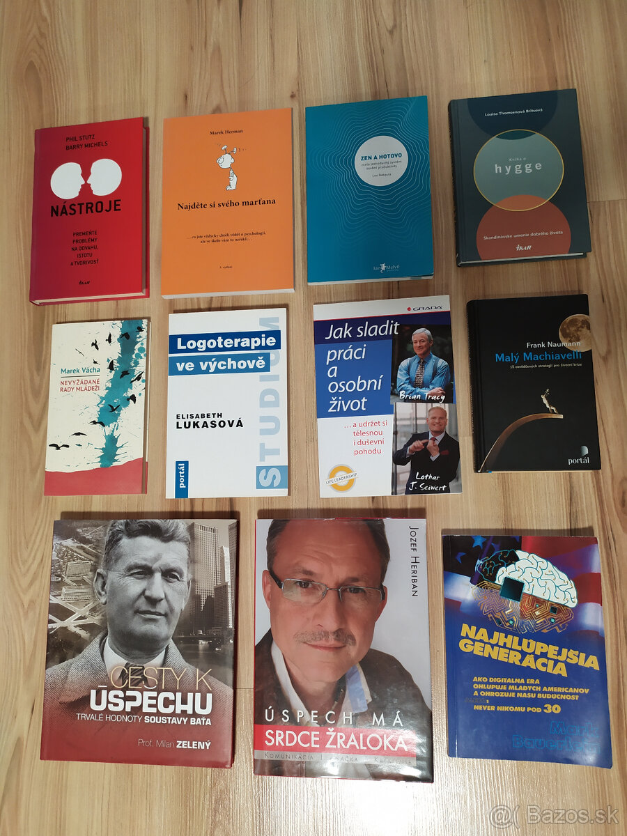Knihy- osobný rast, životné stratégie, motivácia, podnikanie