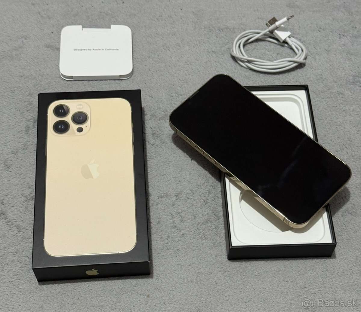 Predám Apple iPhone 13 PRO MAX 256GB Gold Minimálne známky