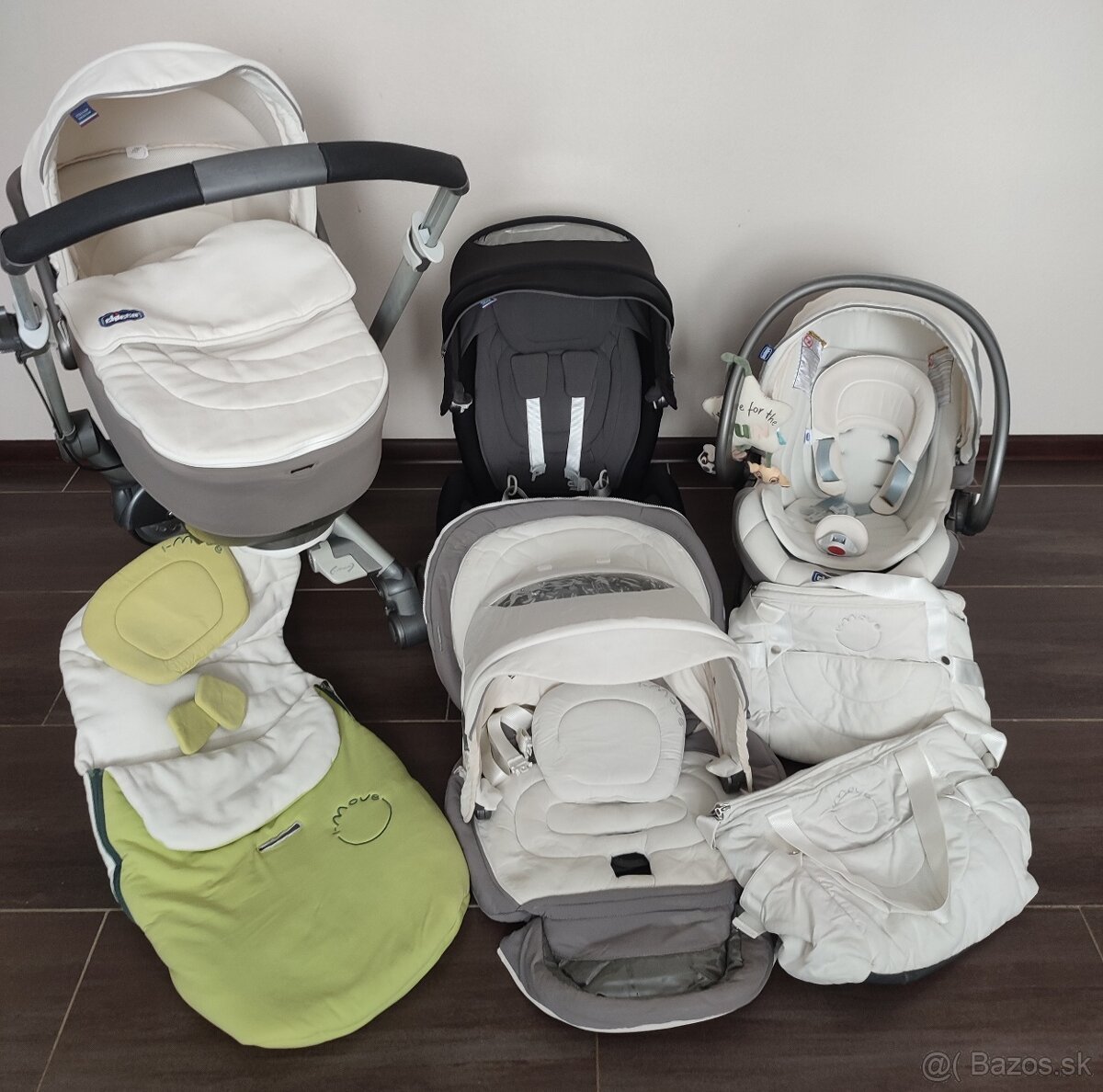 Kočík Chicco trio i-move trojkombinácia