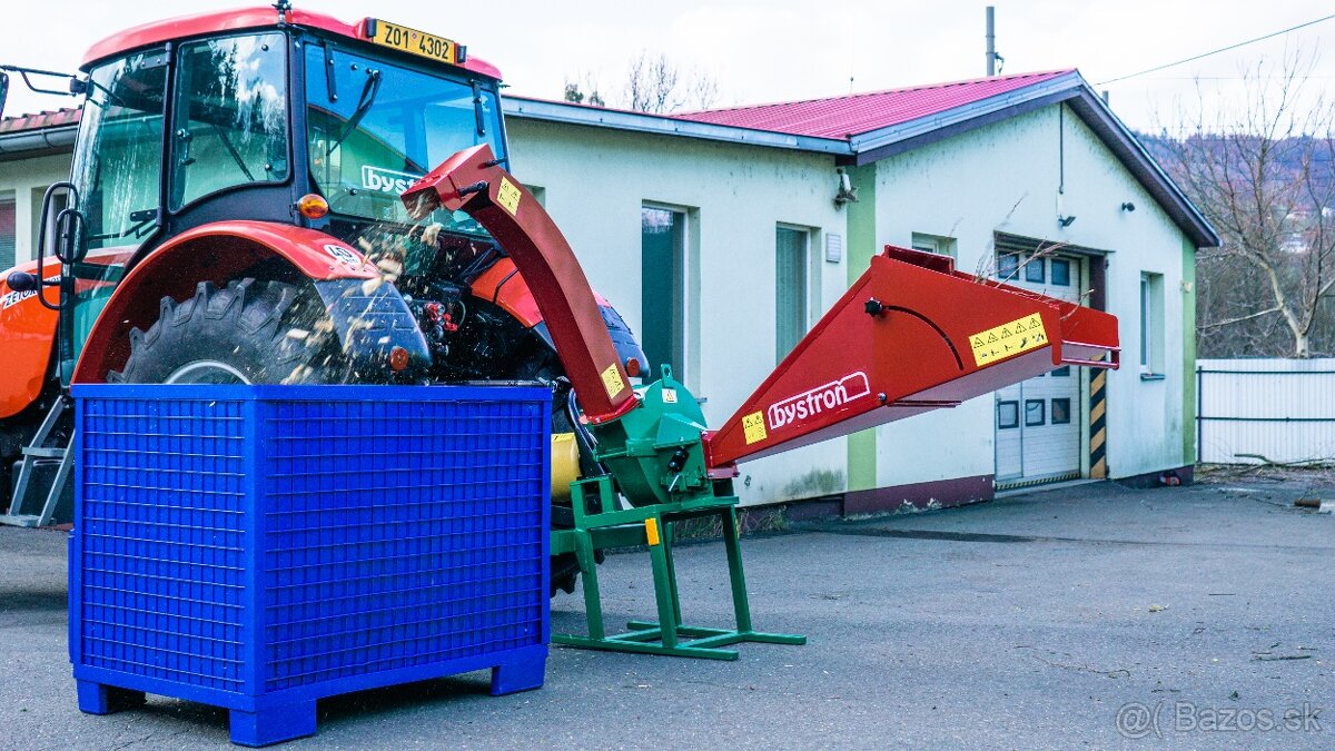 Štěpkovač za traktor - Pirana (do 7cm)