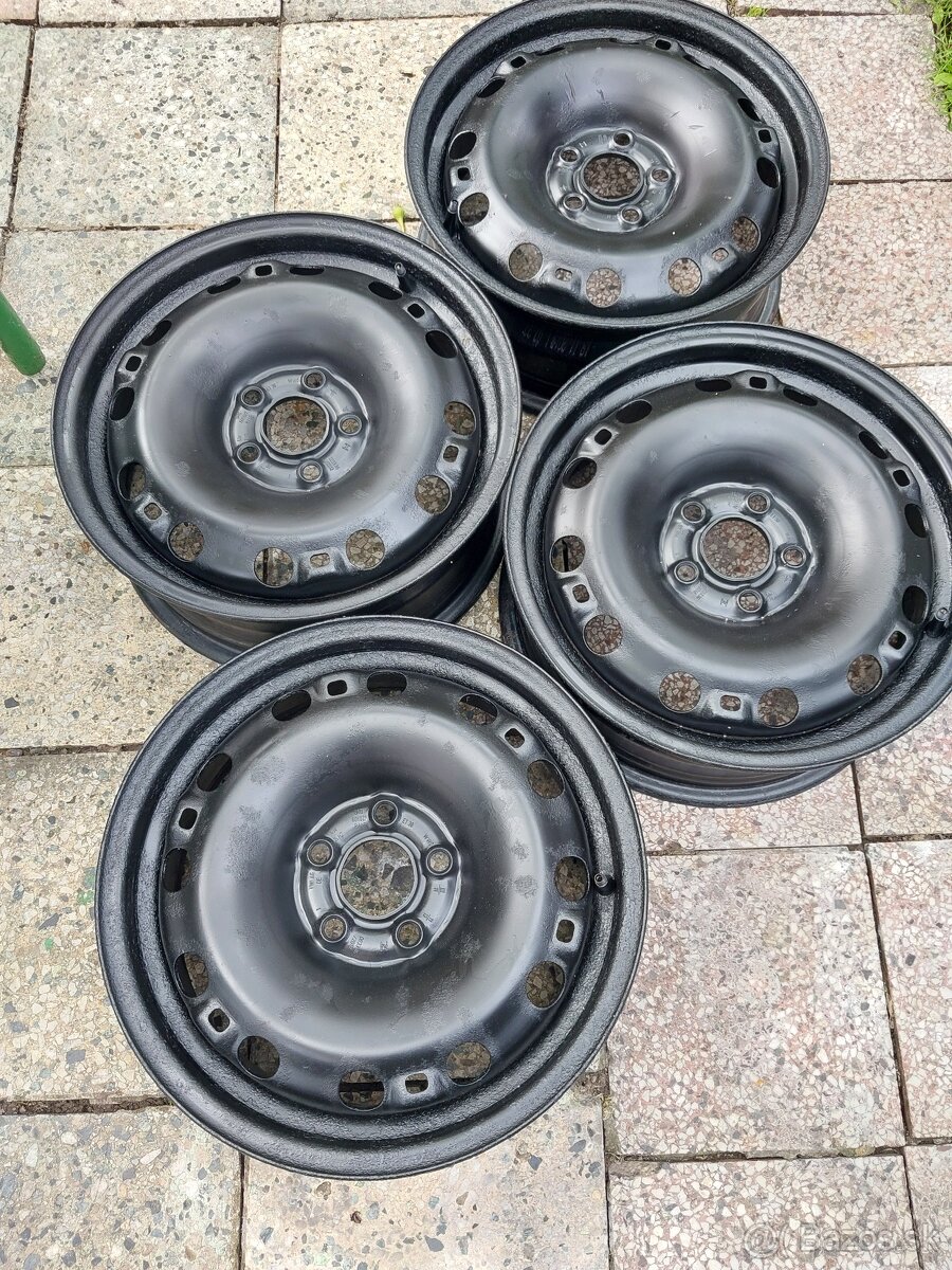 Plechové disky VW Polo,15,ET 38,5x100