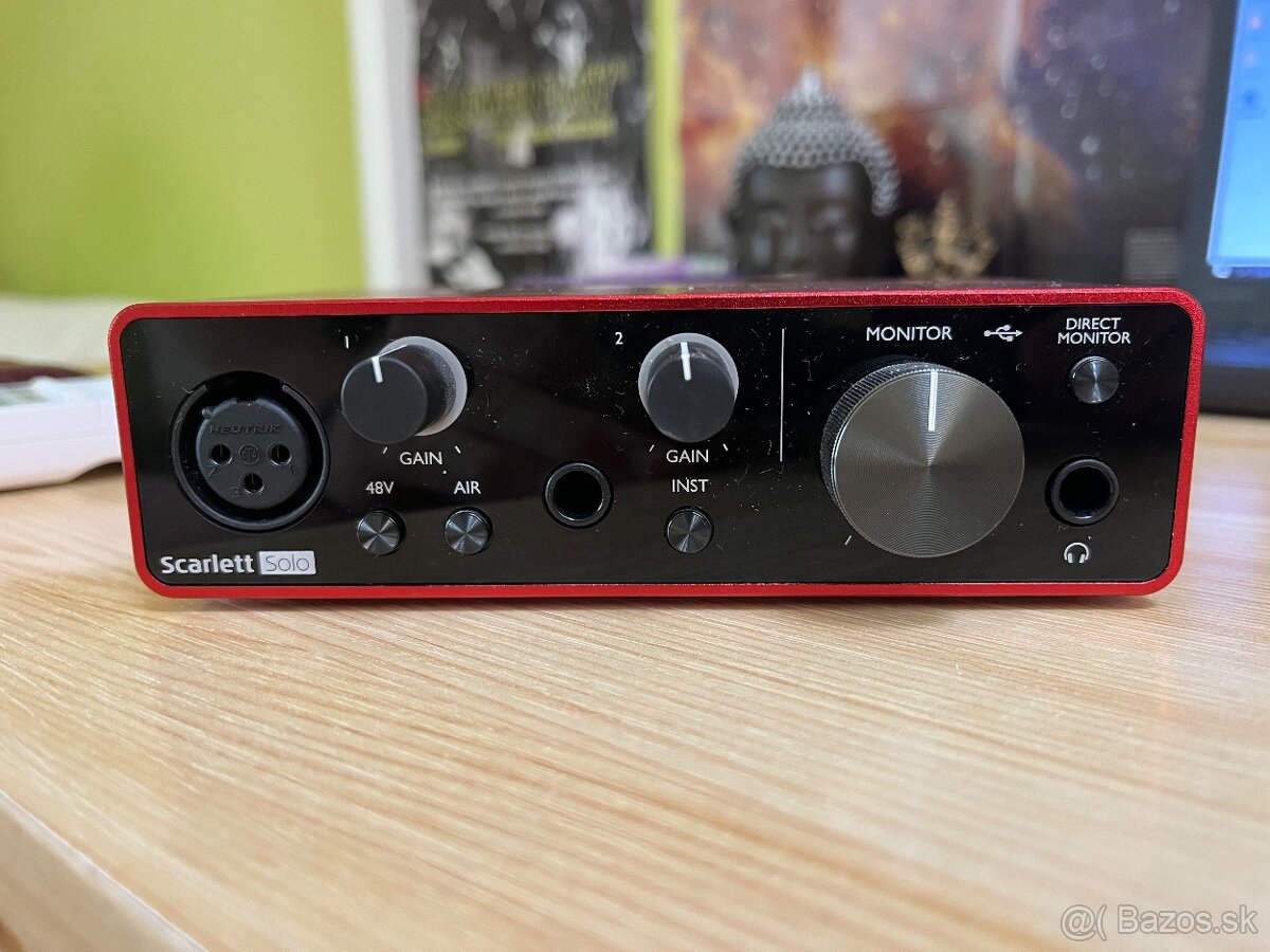 Zvuková karta Focusrite Scarlett Solo 3rd gen