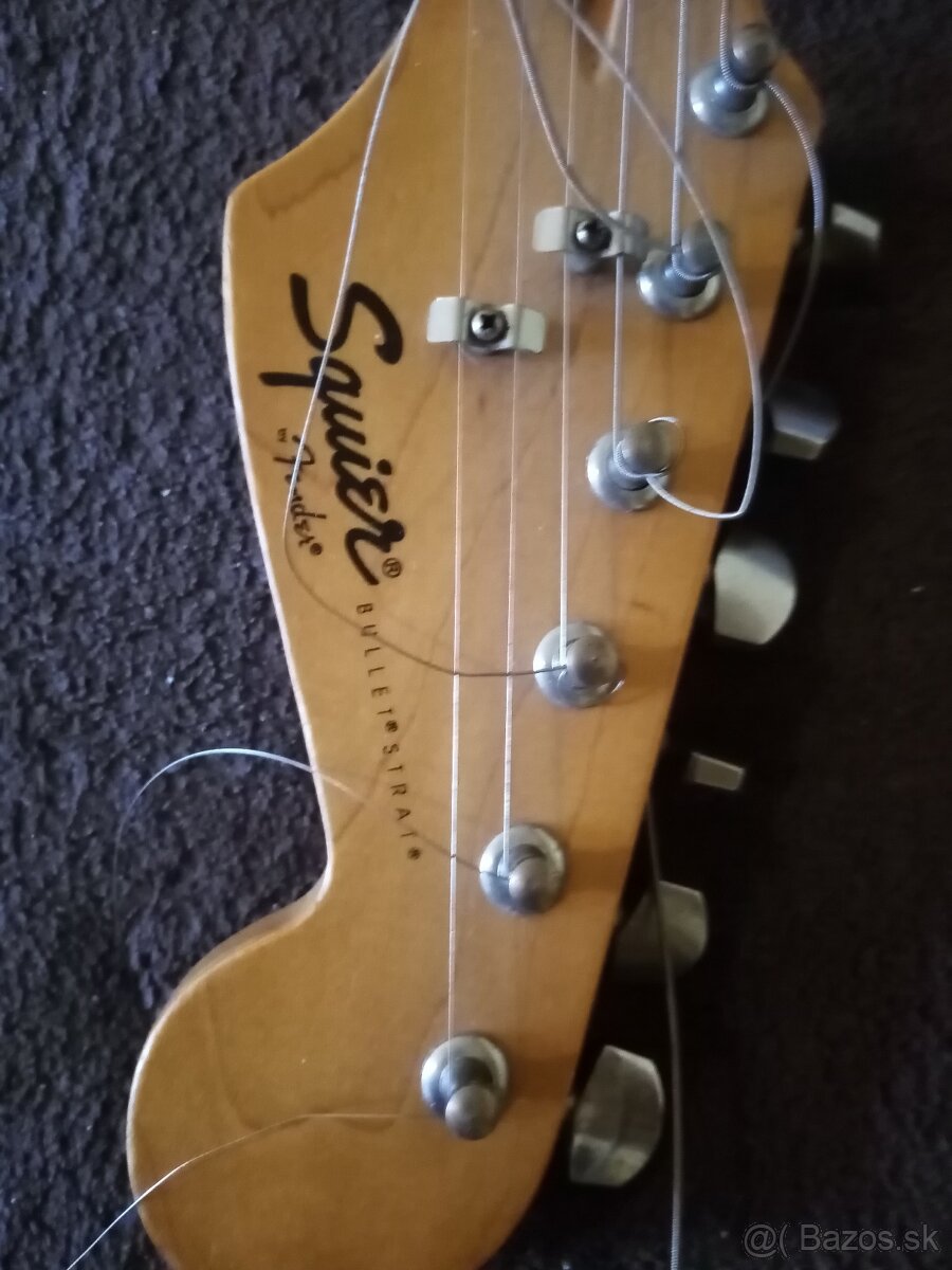 elektrická gitara, squier bullet strat