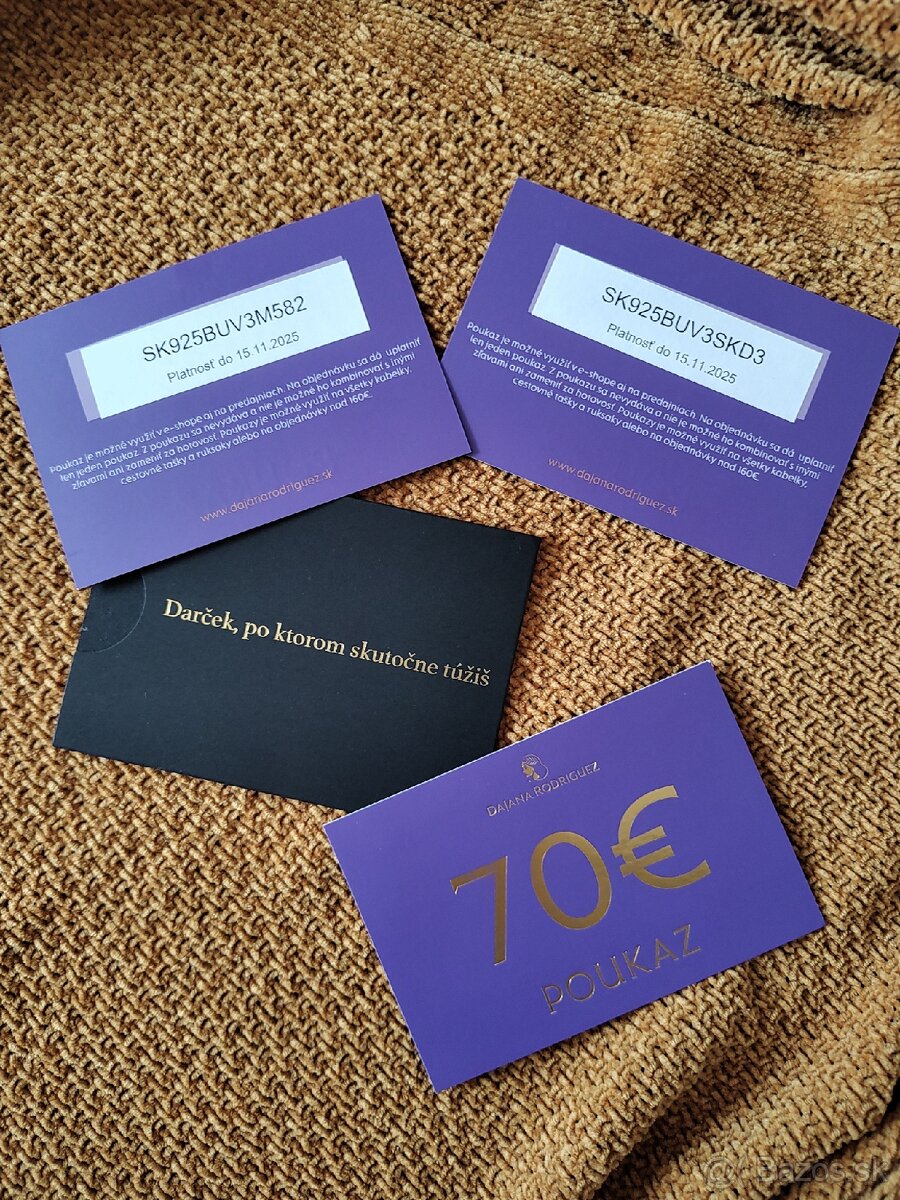 70€ zľava na kabelky Dajana Rodriguez