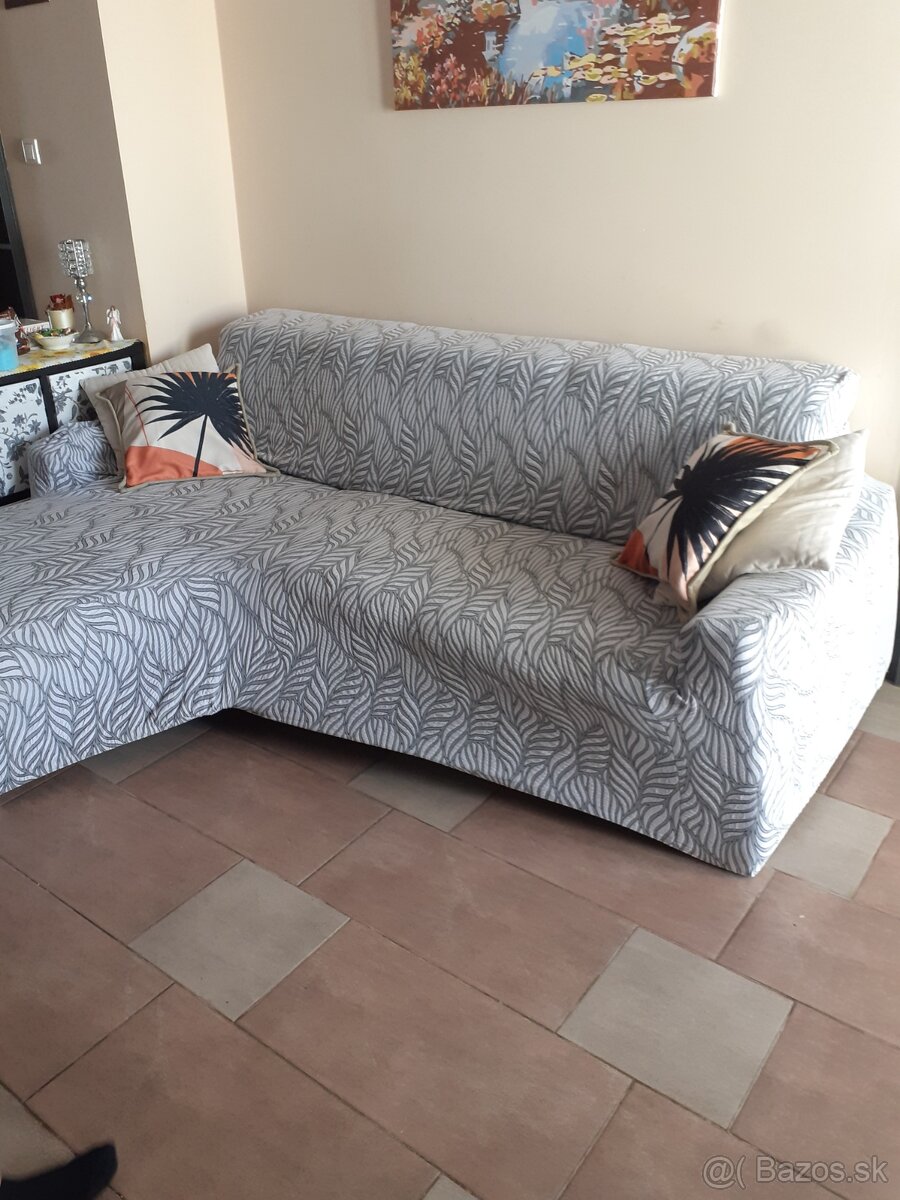 Poťah na rohovú sedačku