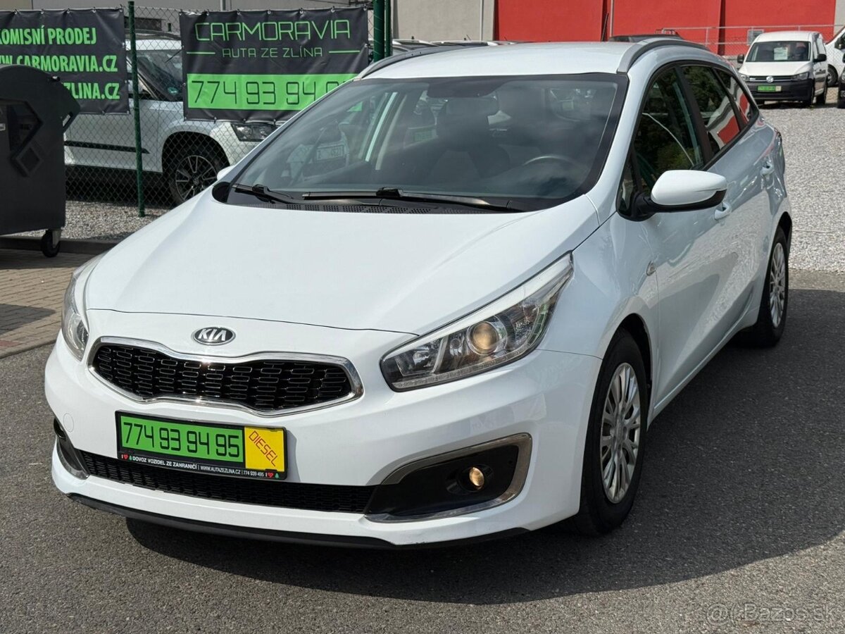 ► KIA CEE’D 1,6 CRDI - 100 kW, PARK. SENZORY ◄