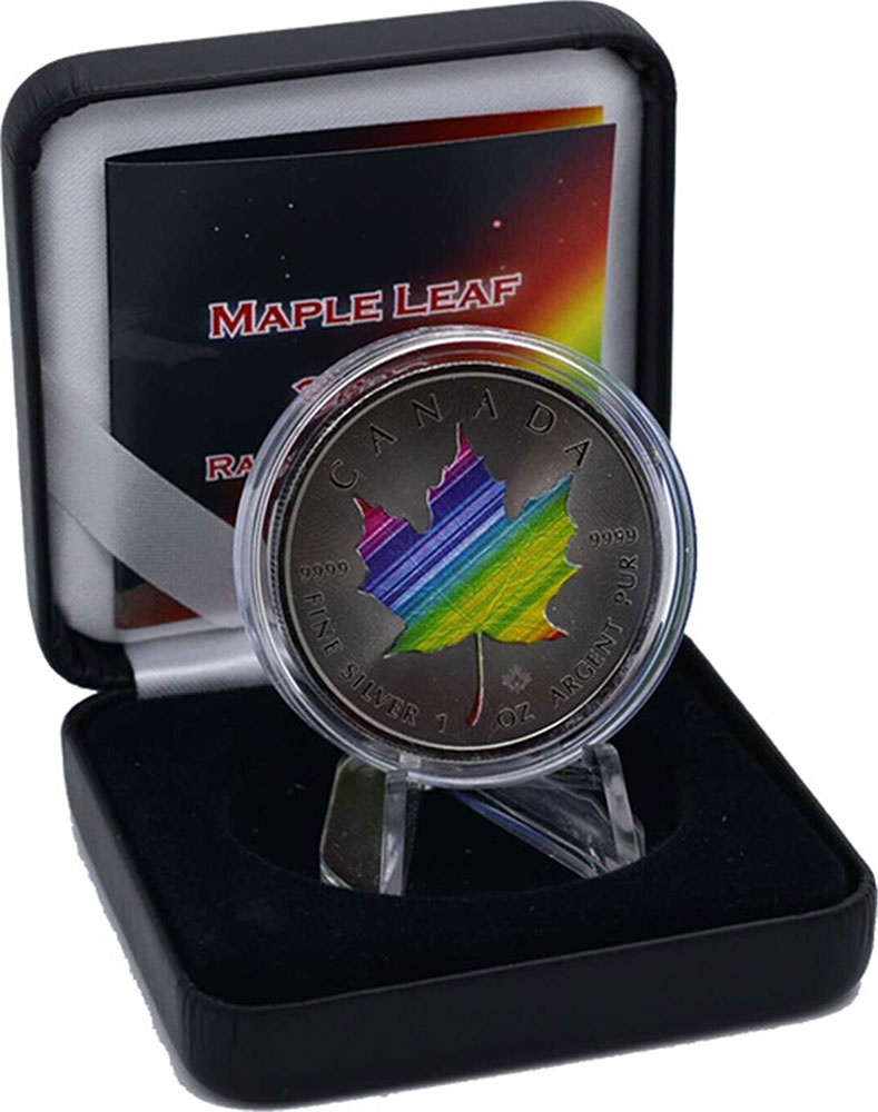 Investicne striebro mince minca Maple Leaf