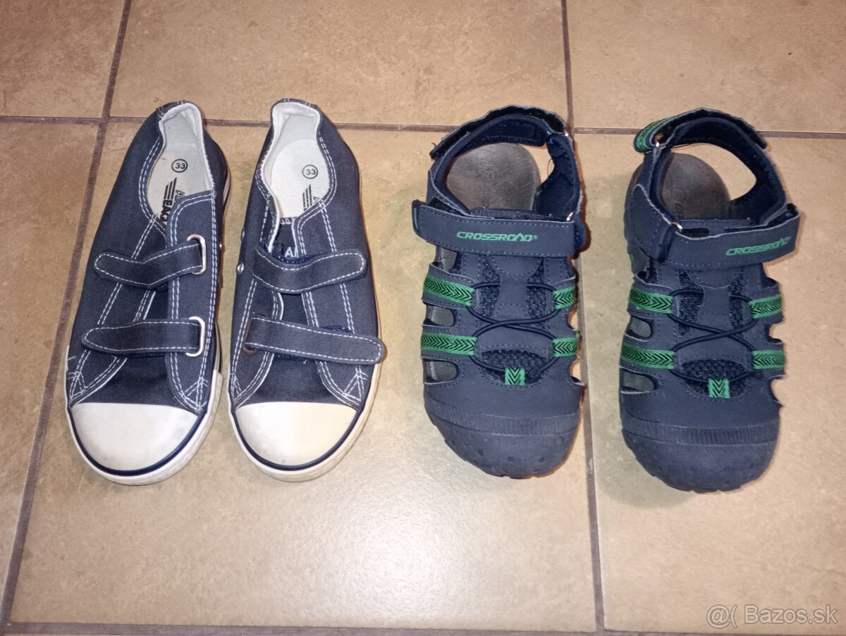 Sandále chlapčenské v.33