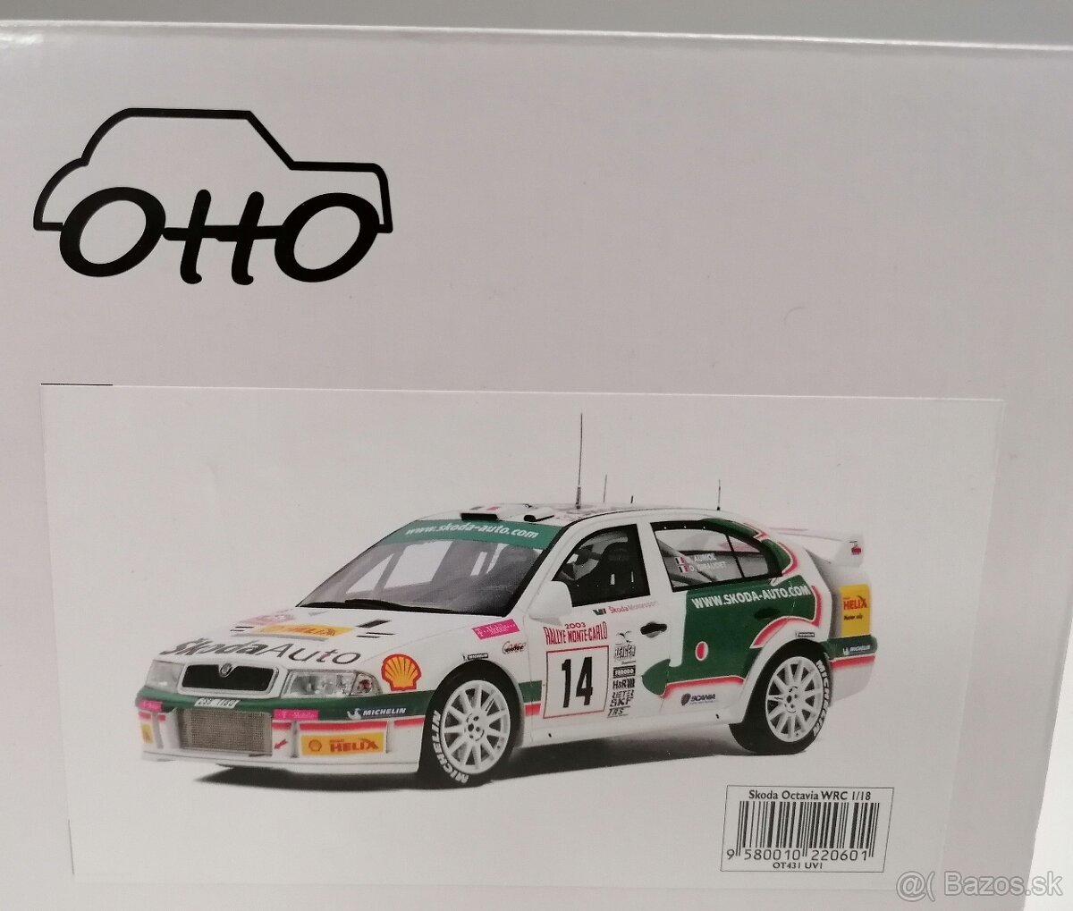 Prodám model Škoda Octavia WRC 1:18
