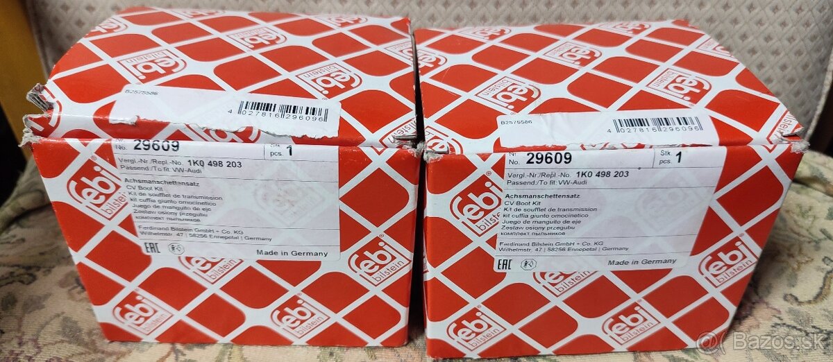 Manžeta hnacieho hriadeľa - opravná sada FEBI BILSTEIN 29609