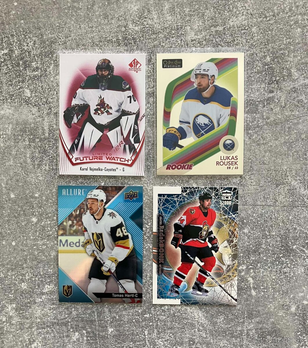 Hokejové kartičky / karty - Češi v NHL