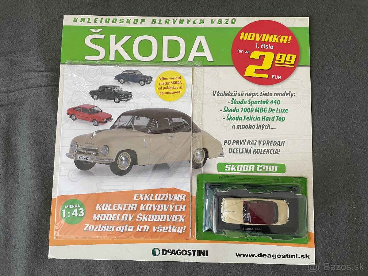 1:43 Škoda 1200 DeAgostini