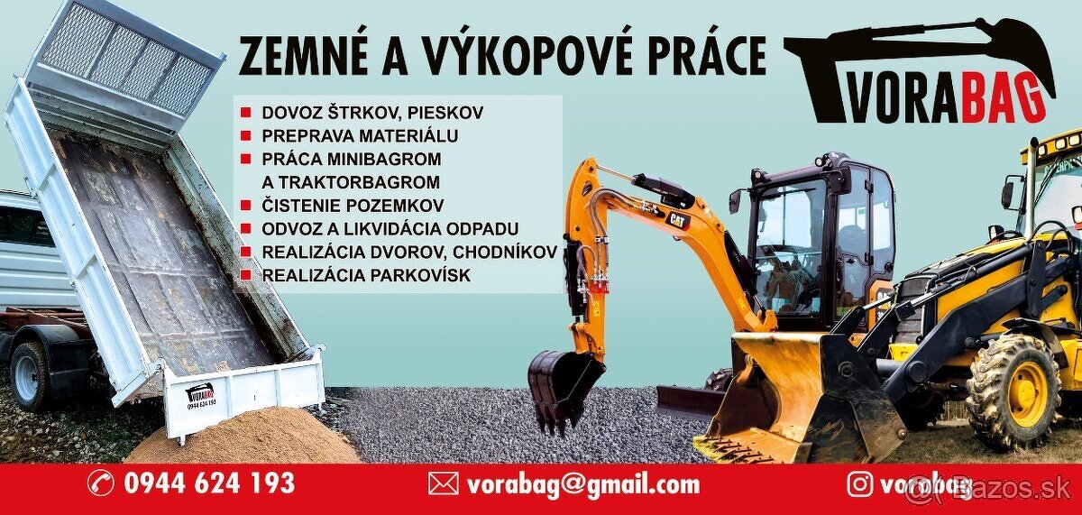 Zemné,Výkopové a Stavebné práce