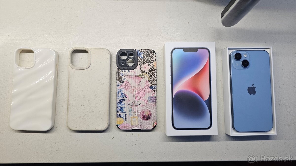 Apple iPhone 14 modrý 128GB - TOP stav, aj vymením
