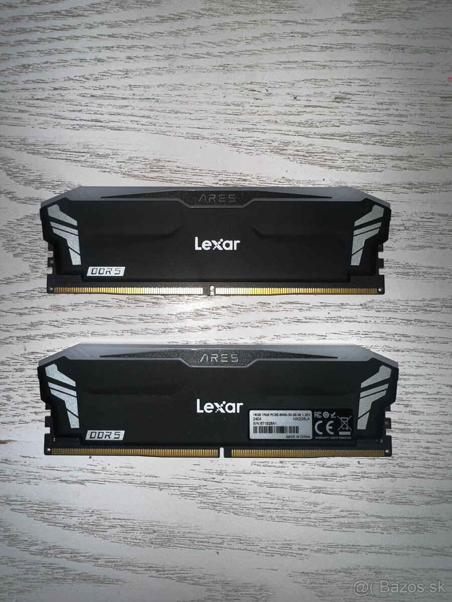 Lexar ARES DDR5 32GB (2×16GB) 6000MHz