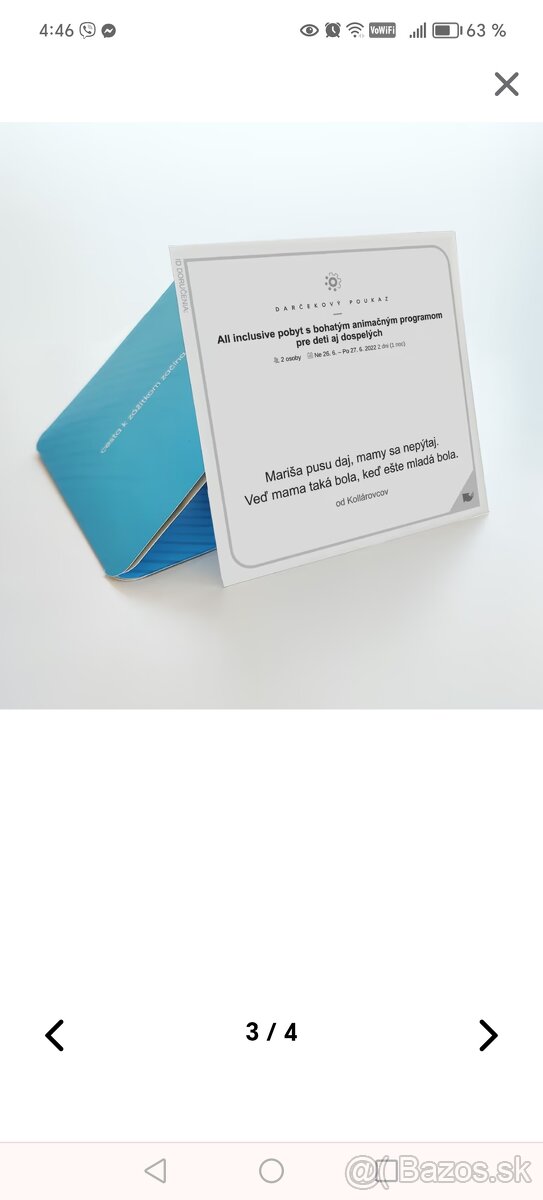 Voucher na kokosovú masáž
