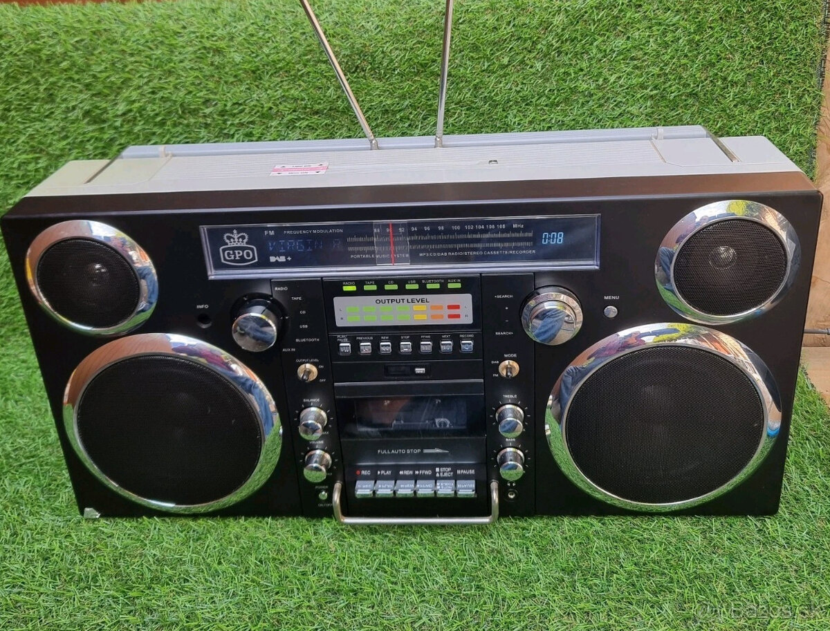 GPO Retro Brooklyn Black Retro rádio