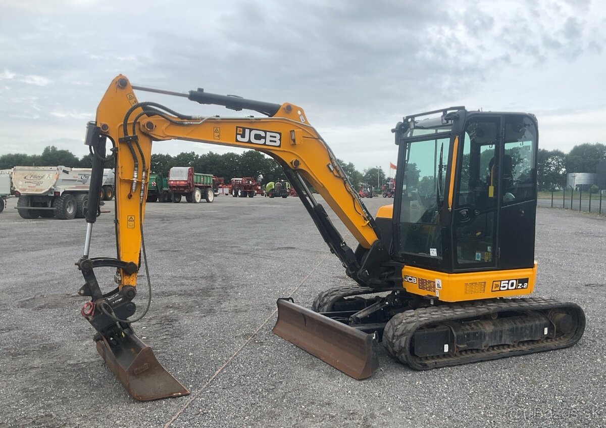 Rýpadlo JCB 50 Z- 5 tun -rok 2022 pouze 1093 mth TOP STAV