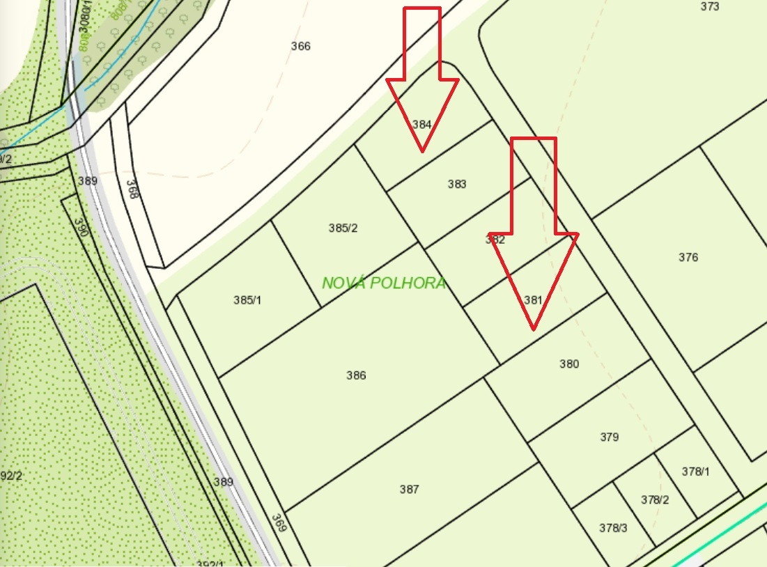 NA PREDAJ STAVEBNÉ POZEMKY 600-668 m2 NOVÁ POLHORA - KOŠICE