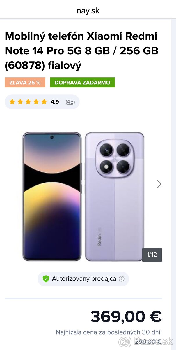 Xiaomi Redmi Note 14 Pro 5G 8 GB / 256 GB