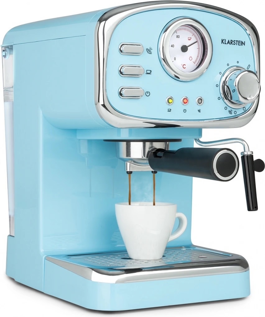 Retro pákový kávovar Klarstein espressionata gusto