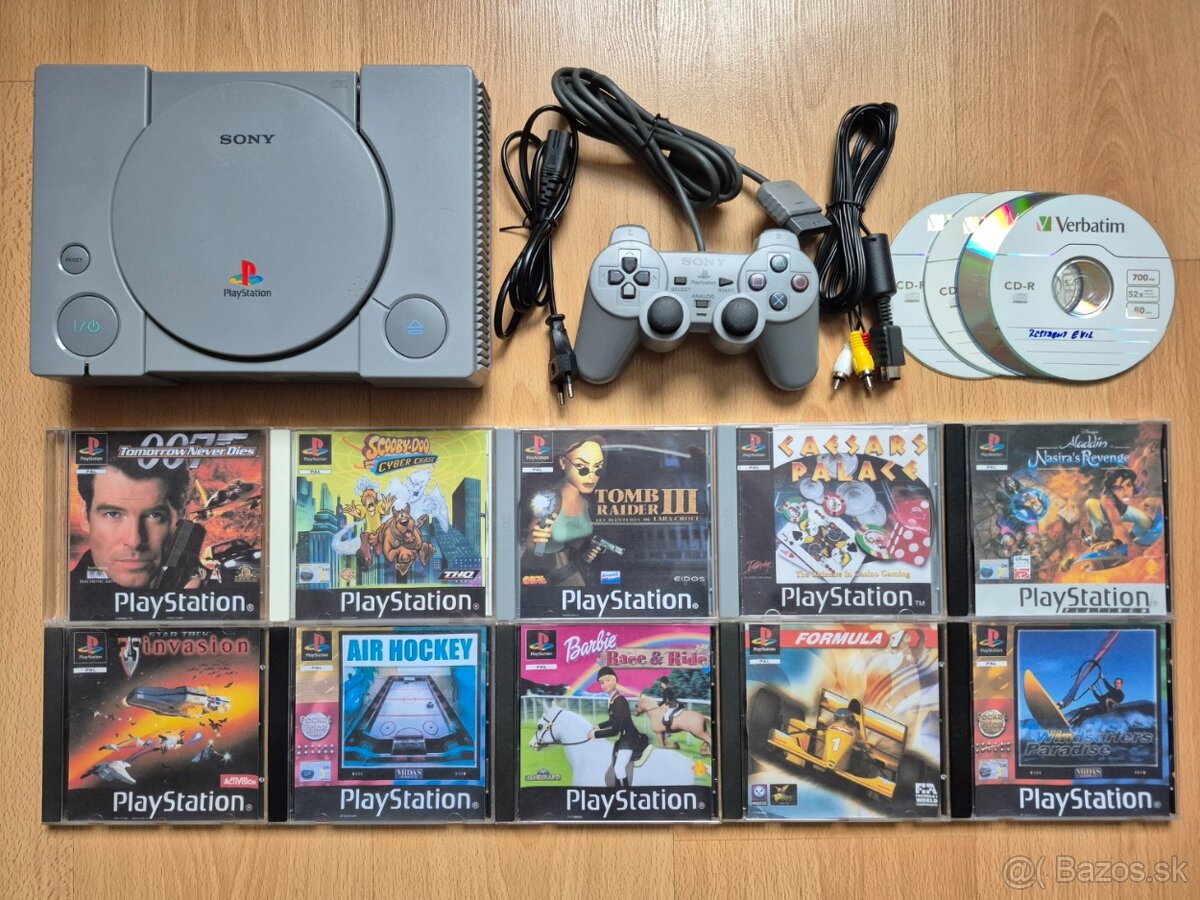 Predám Playstation 1 + 15 hier zadarmo