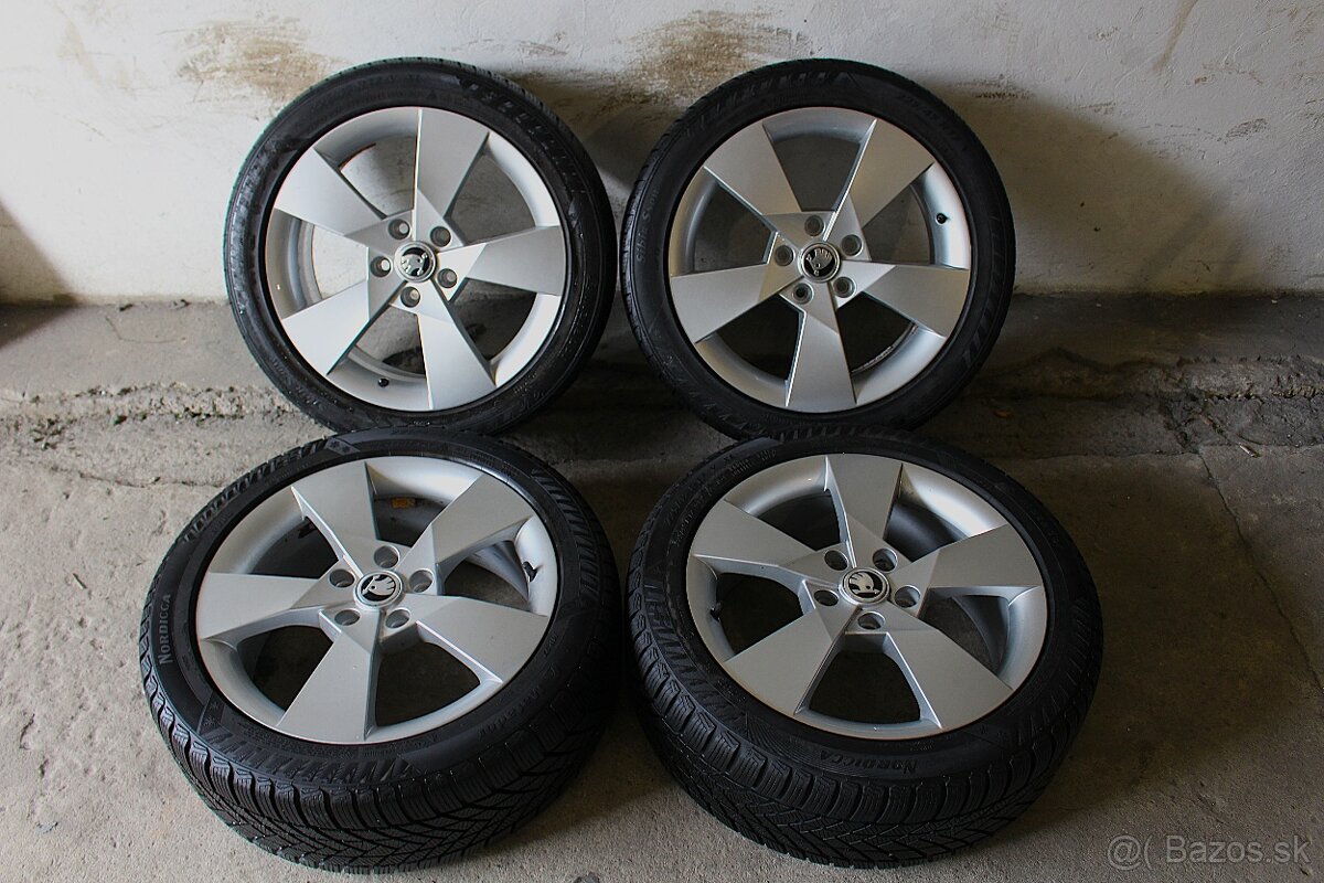 17”--ORIG-------ŠKODA OCTAVIA-----5x112 R17---ZIMNA SADA