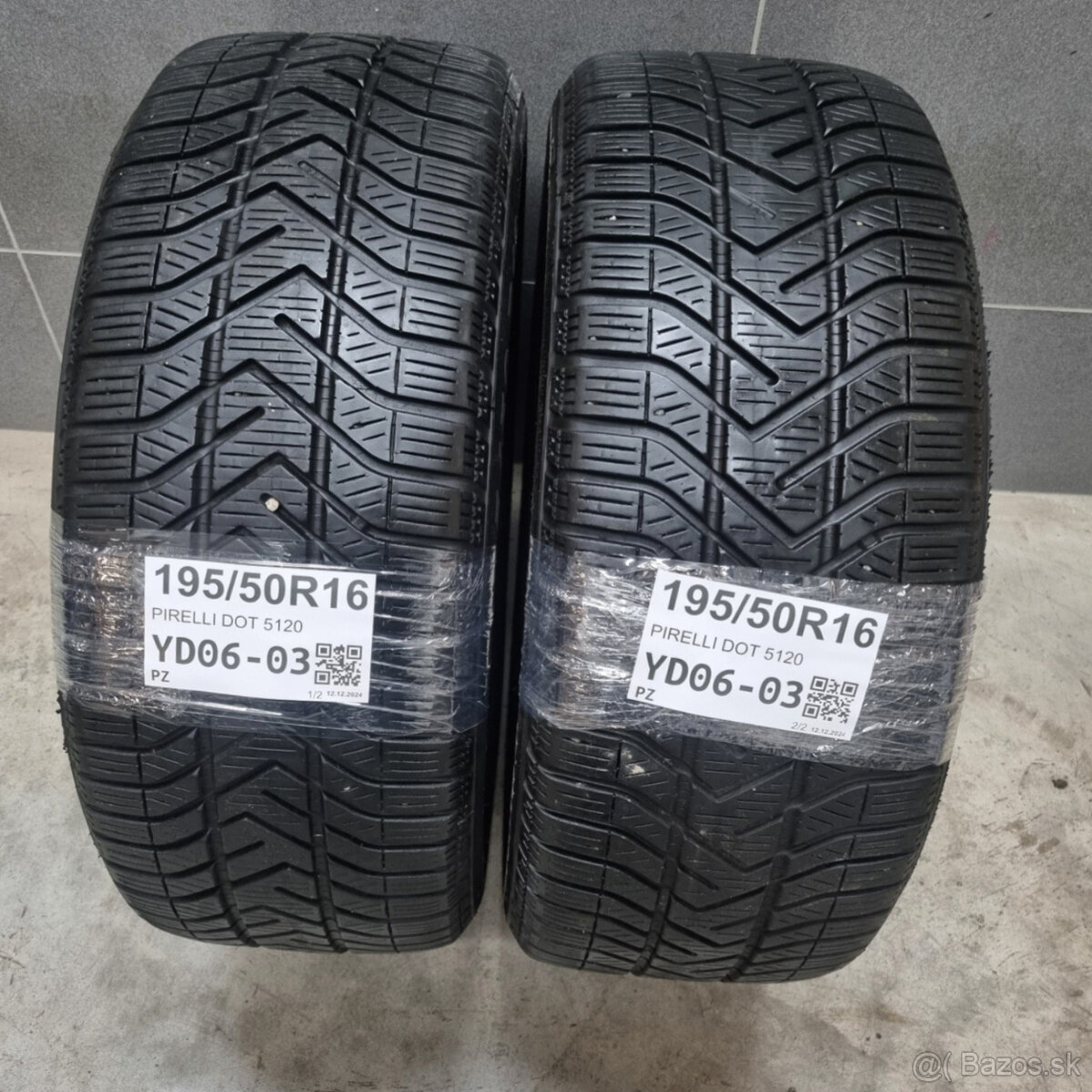 Zimné pneumatiky 195/50 R16 PIRELLI
