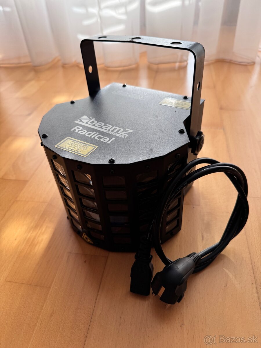 BeamZ Radical II – 3v1 LED Derby, Laser a Strobe svetlo 🎉💡