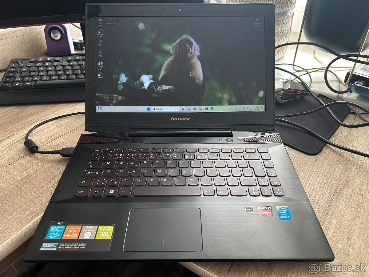 Herný Lenovo y40-80 s 14"Fhd,i7,12gb,256gb ssd,4gb grafika