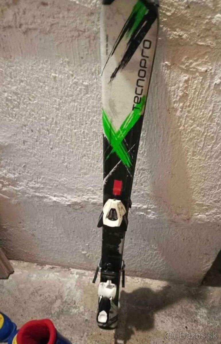 Predám detské lyže TECNOPRO 120cm + lyžiarky HEAD velk. 240-