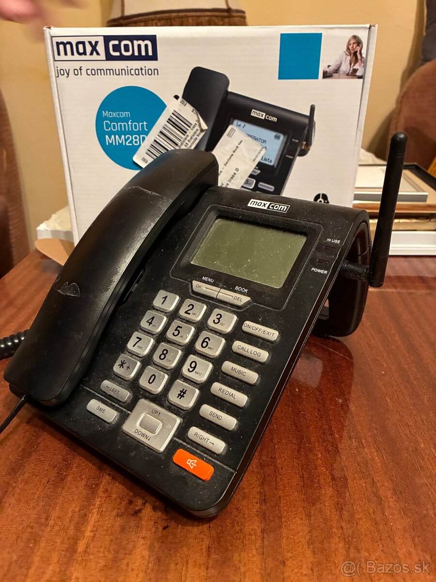 Stacionárny mobilný telefôn:Maxcom MM28D HS