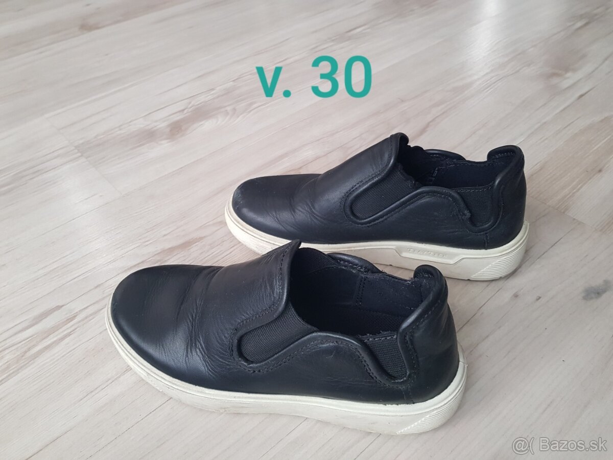 Detské topanky Ecco - kožené