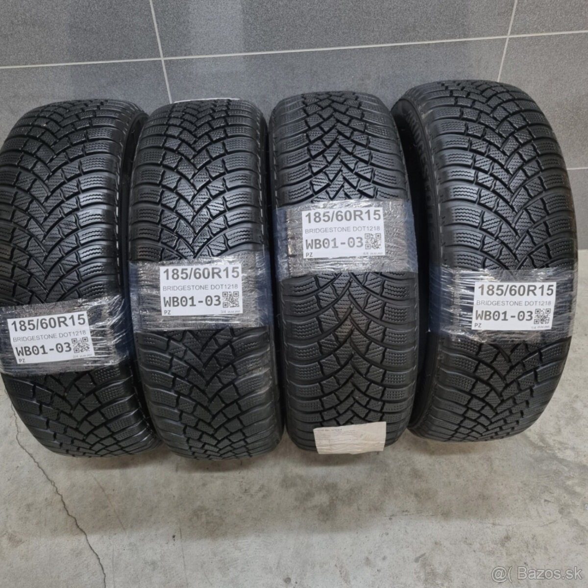 Zimné pneumatiky 185/60 R15 BRIDGESTONE