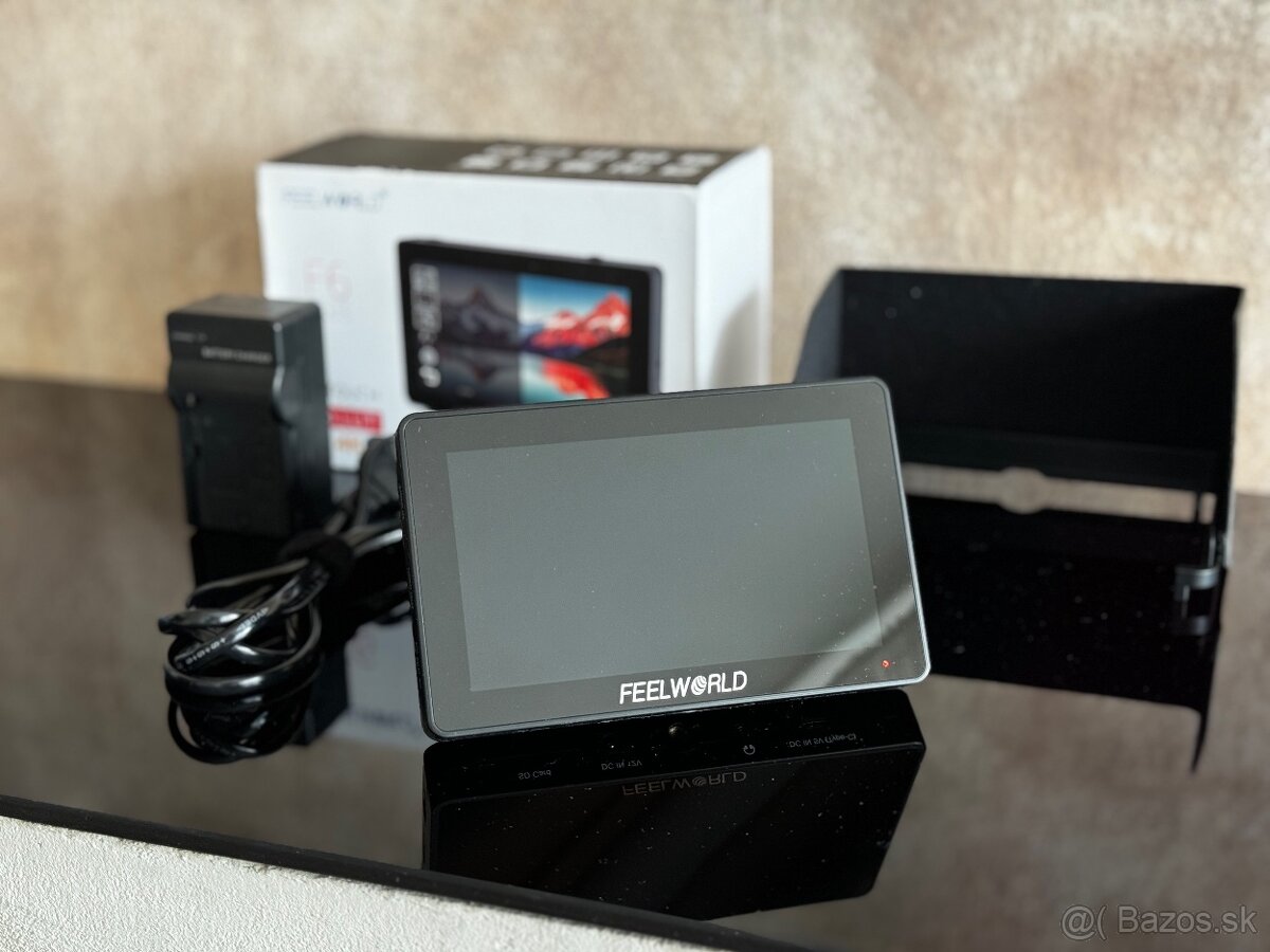 Náhľadový monitor Feelworld F6 plus 5,5 “4K HDMI