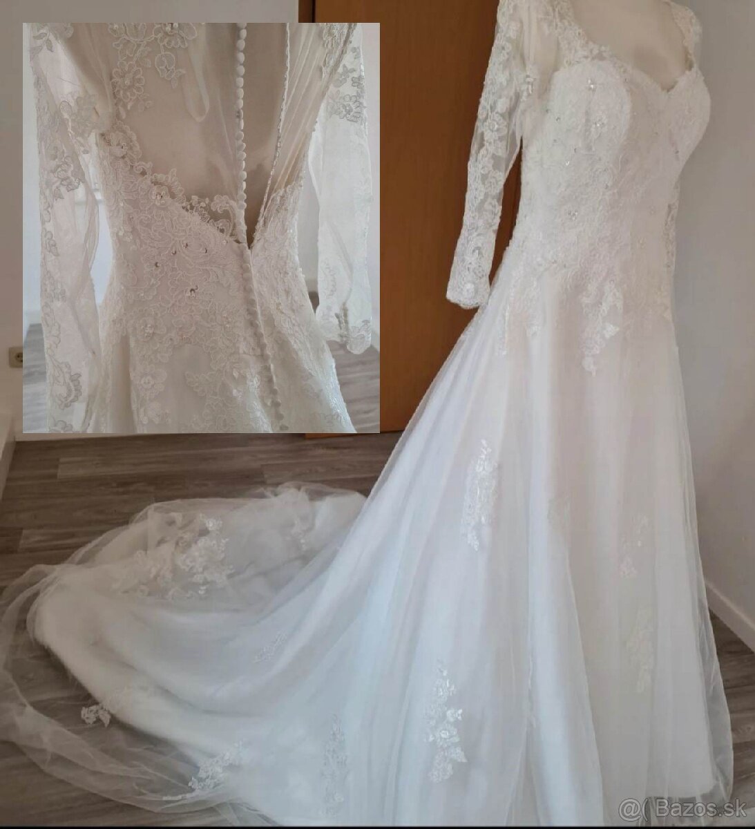 Svadobné šaty L (40)