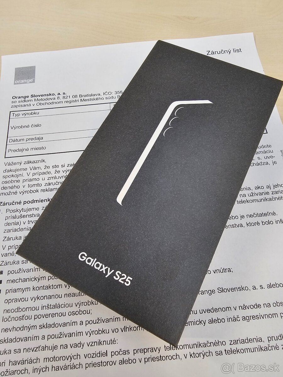 Samsung Galaxy S25 256GB , Silver Shadow - NOVÝ neotvorený