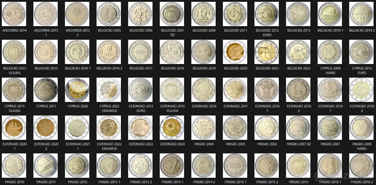 Pamätné 2 EURO - UNC + OBEH